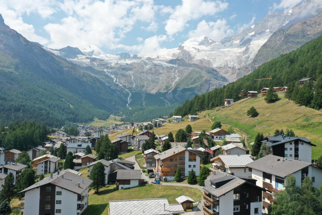 Kuscheliges Nest Fuer Zwei: Guenstiges Studio In Den Schweizer Alpen Saas Fee Exteriör bild